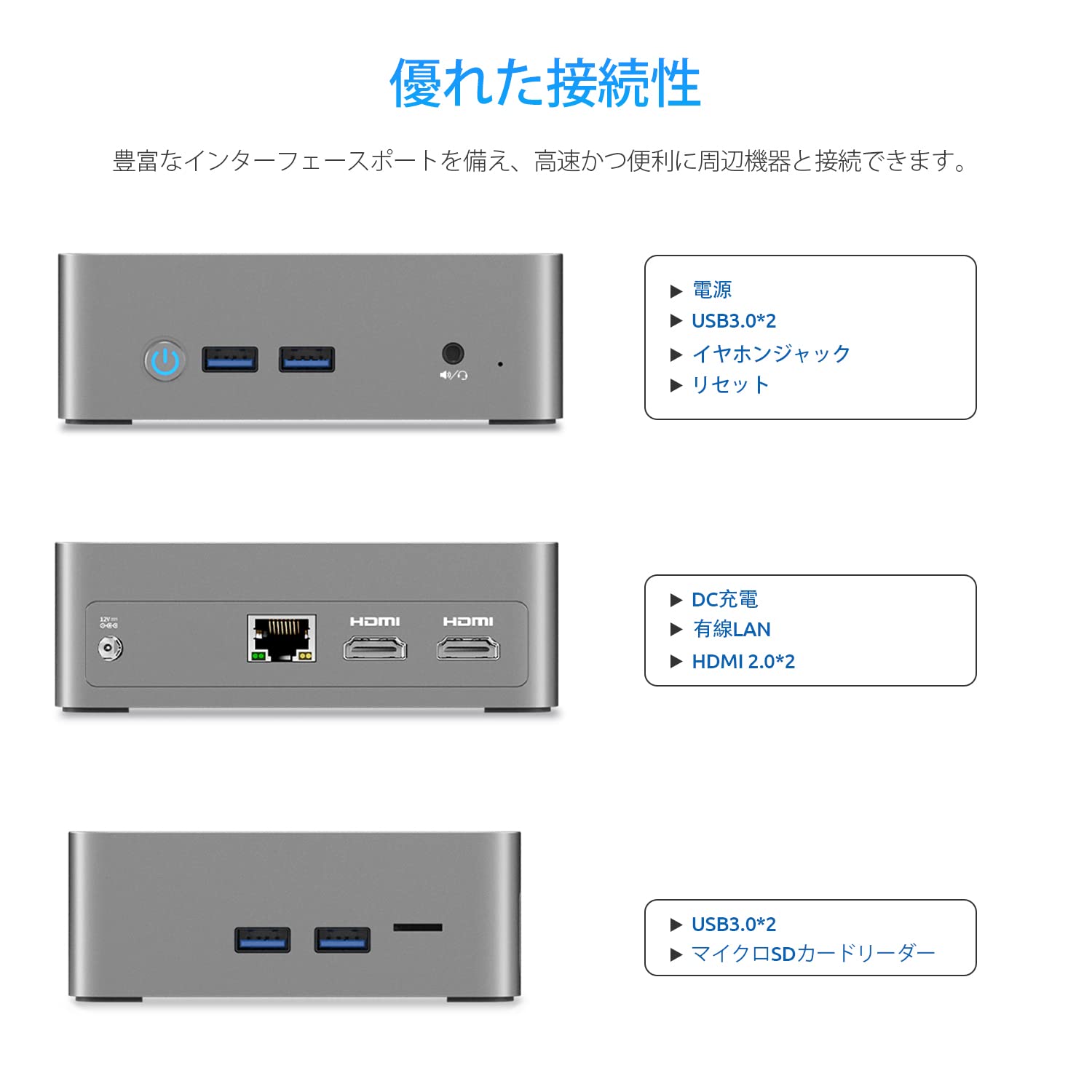 Amazon.co.jp: BMAX 16GB DDR4 512GB SSD ミニPC Win11/Ubuntu